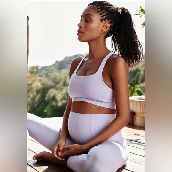 NWT $108 FP Movement x Hatch Never Better Legging Orchid Purple MEDIUM Maternity - Picture 4 of 5